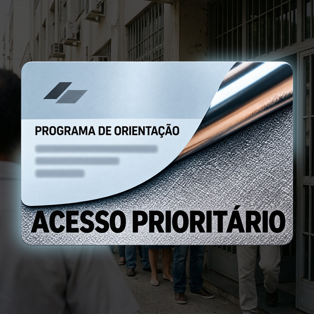 Cartão de acesso ao programa Rumo Vivo (prata platina) referente a Mentoria de carreira continuada
